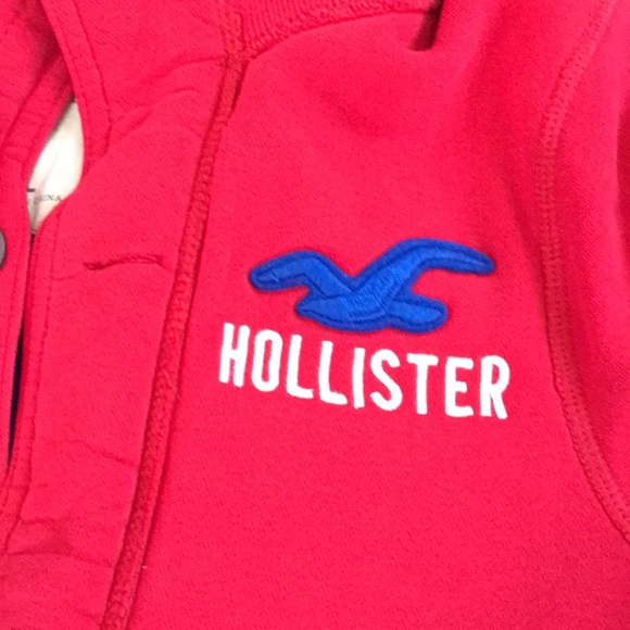 HOLLISTER fleece lined mens large jacket - Picture 2 of 6